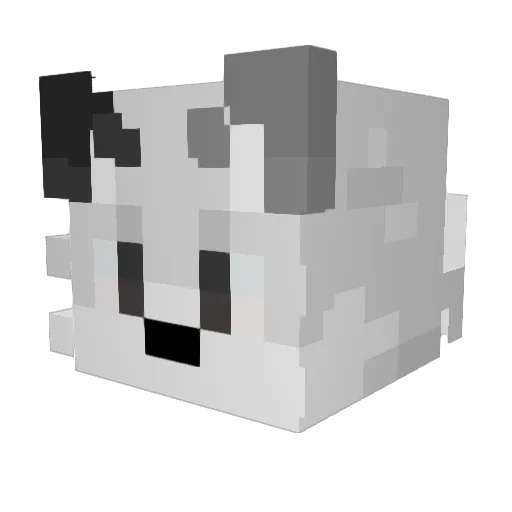 KAYOS9 Minecraft avatar head, 3D render