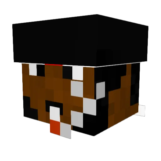 KAZZMz Minecraft avatar head, 3D render