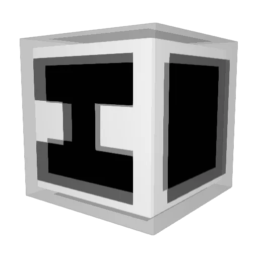 KBA3AP Minecraft avatar head, 3D render