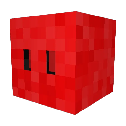 KBCCaps Minecraft avatar head, 3D render