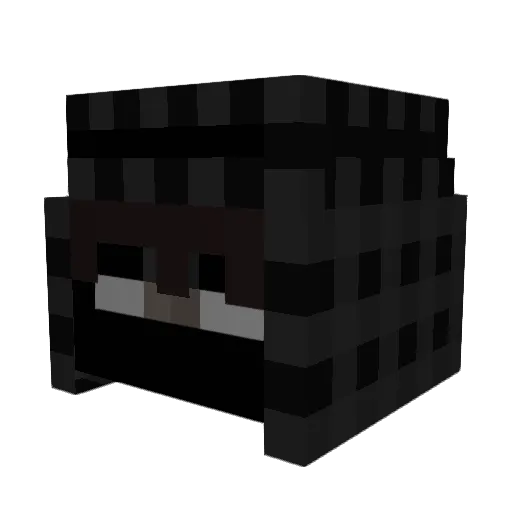 KBaIIIa Minecraft avatar head, 3D render