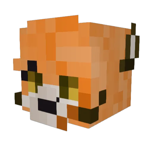 KBez6 Minecraft avatar head, 3D render
