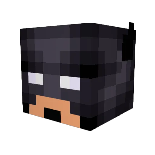 KBlaha Minecraft avatar head, 3D render