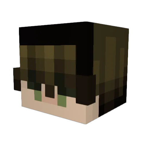 KBodex Minecraft avatar head, 3D render