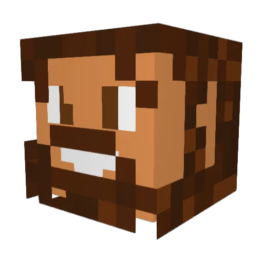 KBoyer89 Minecraft avatar head, 3D render