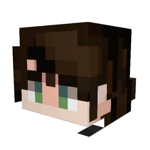 KBz_Maze Minecraft avatar head, 3D render