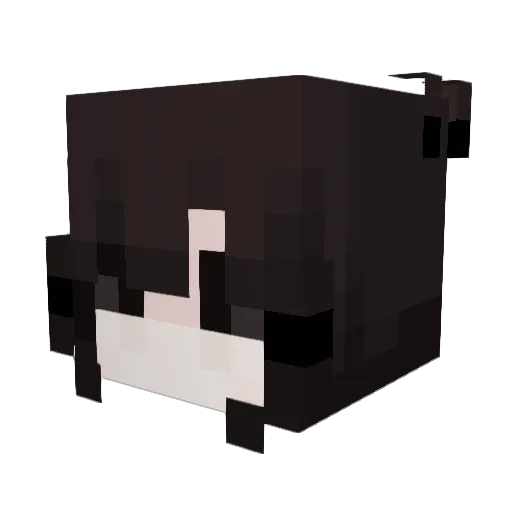 KC67 Minecraft avatar head, 3D render