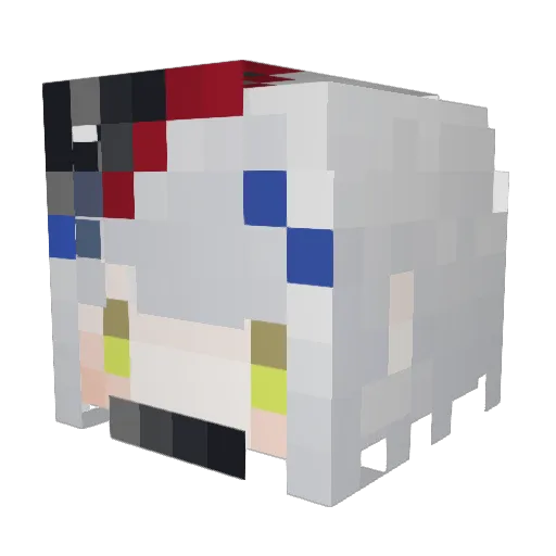 KCBoyce Minecraft avatar head, 3D render