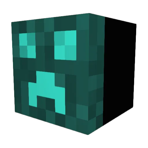 KCH1810 Minecraft avatar head, 3D render