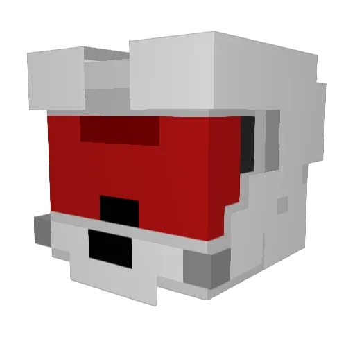 KCMcCray Minecraft avatar head, 3D render