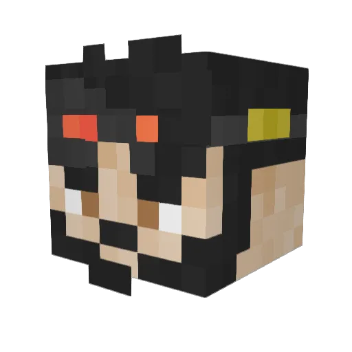 KC_Narkh Minecraft avatar head, 3D render