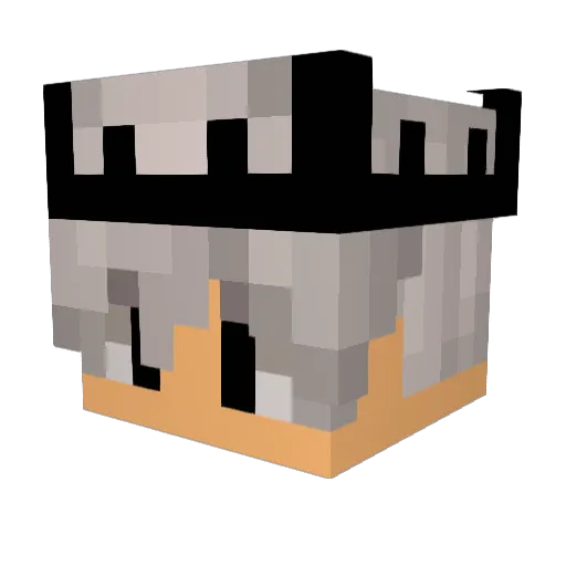 KC_ph4ntom Minecraft avatar head, 3D render
