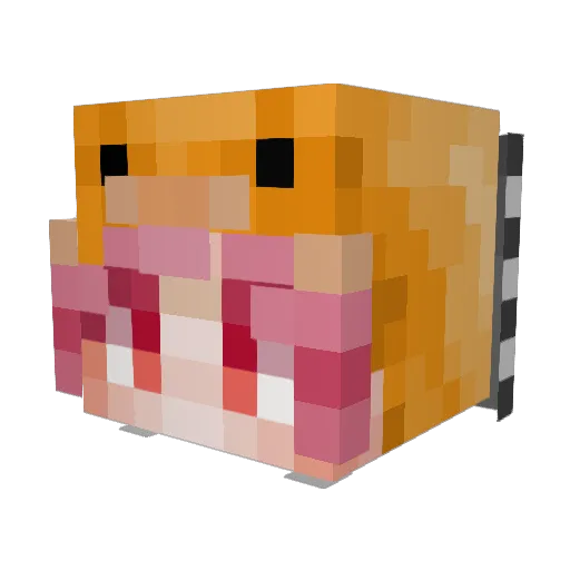 KCsogo Minecraft avatar head, 3D render