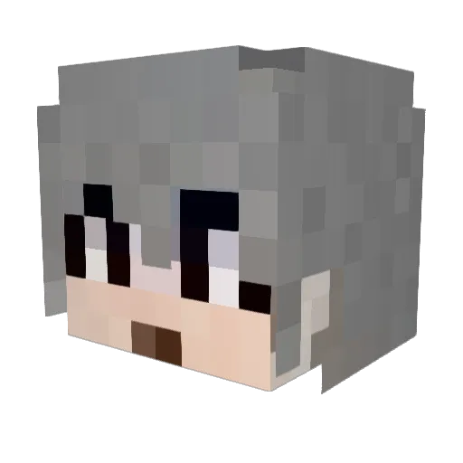 KDAakarli Minecraft avatar head, 3D render