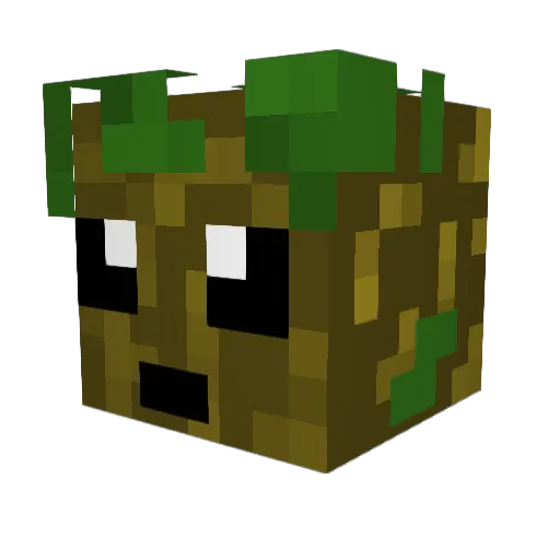 KDB14 Minecraft avatar head, 3D render