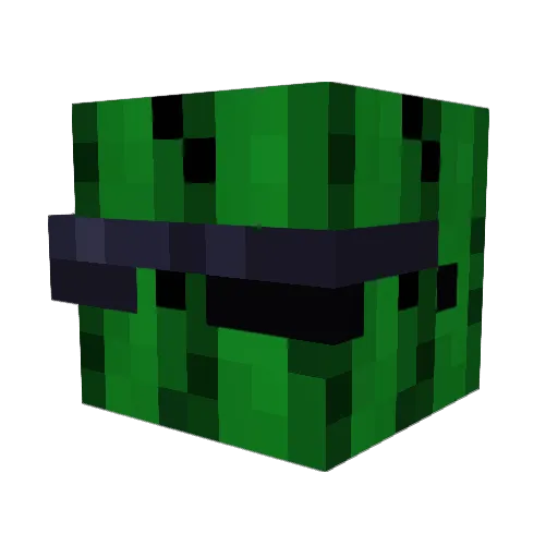 KDBGOAT Minecraft avatar head, 3D render