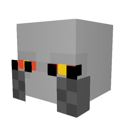 KDG202020 Minecraft avatar head, 3D render