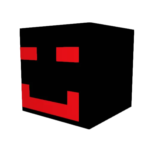 KDJ729 Minecraft avatar head, 3D render