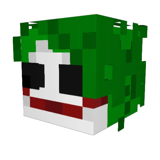 KDJGOAT Minecraft avatar head, 3D render