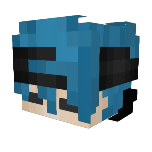KDLich0311 Minecraft avatar head, 3D render