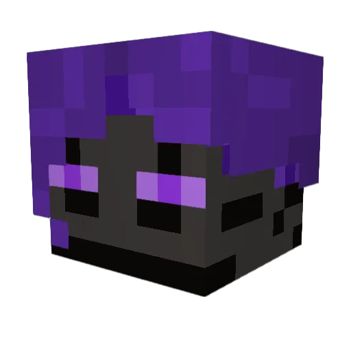 KDOEnder Minecraft avatar head, 3D render