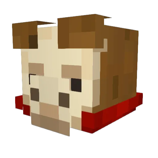 KDens Minecraft avatar head, 3D render