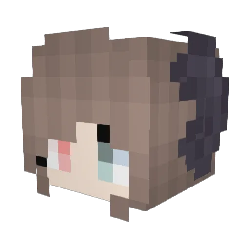 KDmaster55 Minecraft avatar head, 3D render