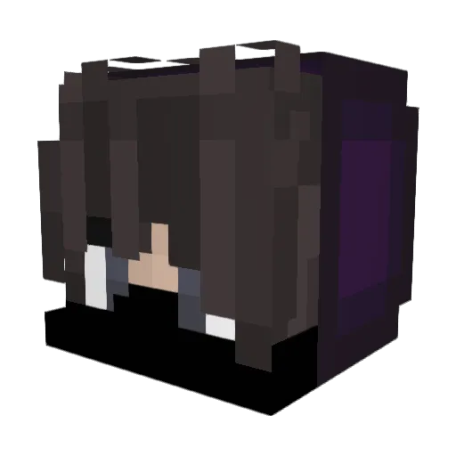 KEANKI_ Minecraft avatar head, 3D render