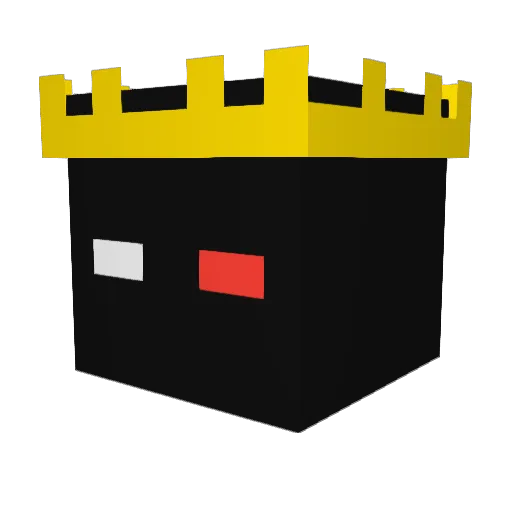 KEB222 Minecraft avatar head, 3D render