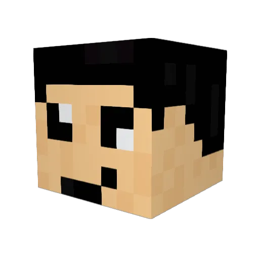 KEBAB78140 Minecraft avatar head, 3D render