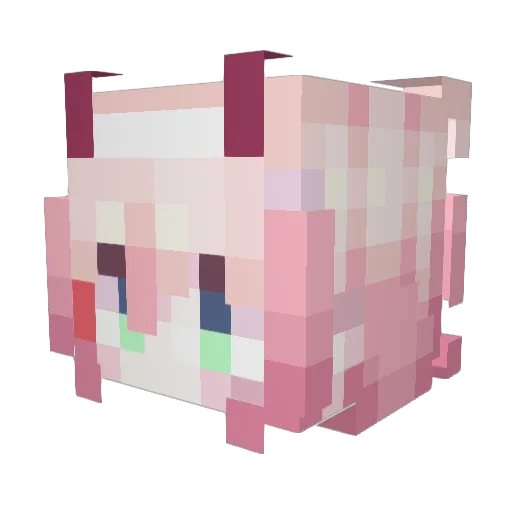 KEBAB_420 Minecraft avatar head, 3D render