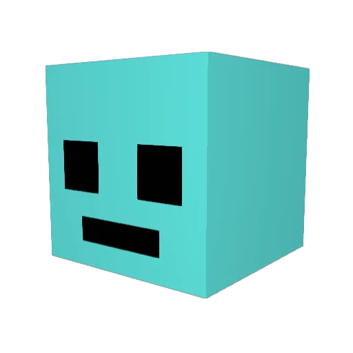 KEE5H Minecraft avatar head, 3D render