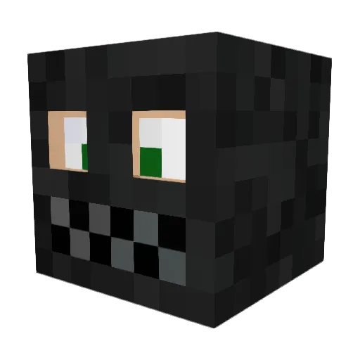 KEEPEROFPOTS Minecraft avatar head, 3D render