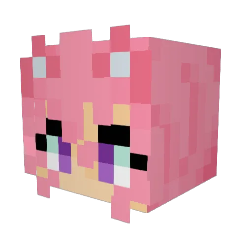 KEIRUEM Minecraft avatar head, 3D render