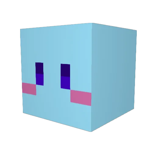 KEISHI1144 Minecraft avatar head, 3D render