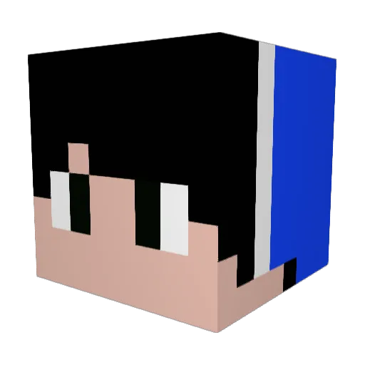 KEITASAN0207 Minecraft avatar head, 3D render