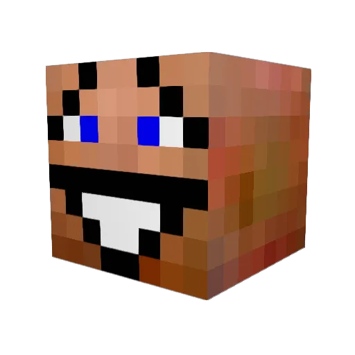 KEITHAAY Minecraft avatar head, 3D render