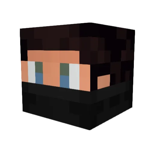 KEITH_0302 Minecraft avatar head, 3D render