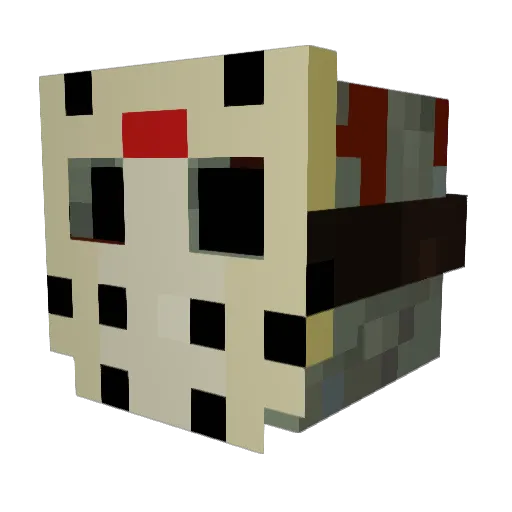 KEKWBush Minecraft avatar head, 3D render