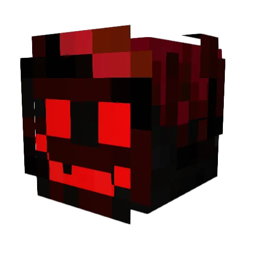 KELETIRO Minecraft avatar head, 3D render