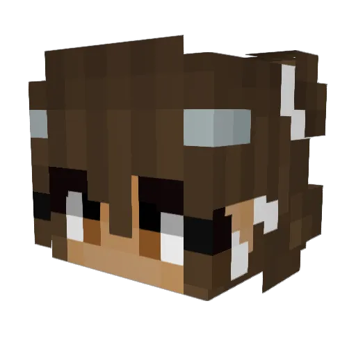 KELLAYYY Minecraft avatar head, 3D render