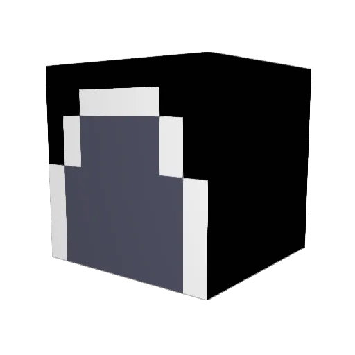 KENTO1013 Minecraft avatar head, 3D render