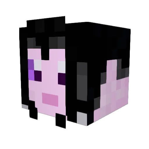 KENTOSHI Minecraft avatar head, 3D render