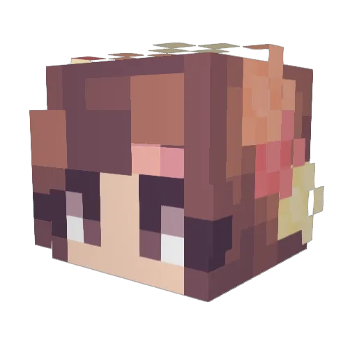 KENZIE13 Minecraft avatar head, 3D render