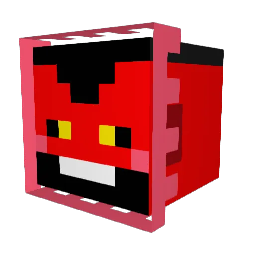 KESTAVIBE Minecraft avatar head, 3D render
