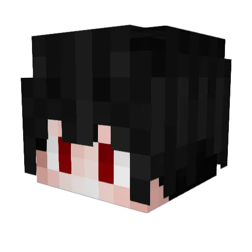 KETEGAMER Minecraft avatar head, 3D render