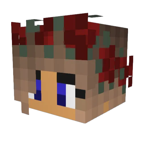 KETkat27 Minecraft avatar head, 3D render