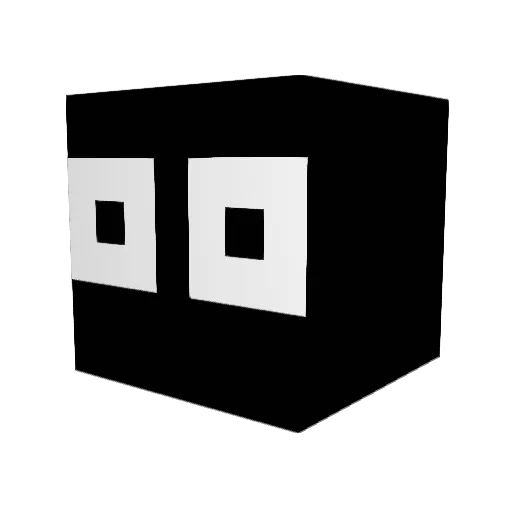 KEVEYv2 Minecraft avatar head, 3D render