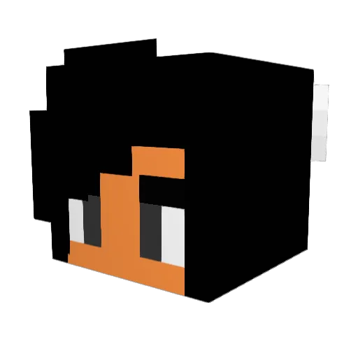 KEVHONNN Minecraft avatar head, 3D render