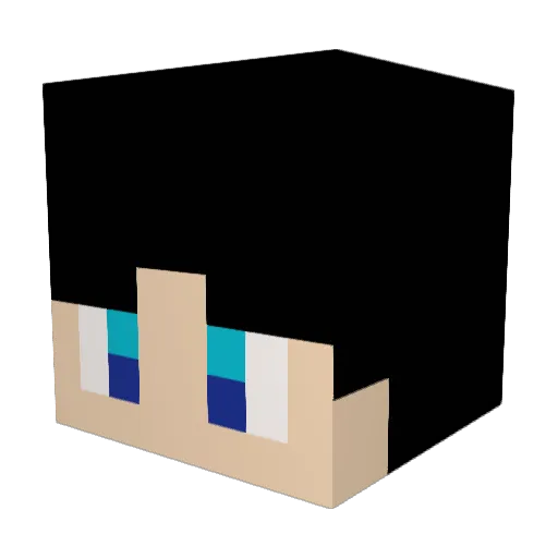 KEVIN011 Minecraft avatar head, 3D render